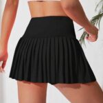 SHEIN Sport Gameset Wide Waistband Pleated Sports Skort